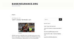 Desktop Screenshot of bankinsurance.org